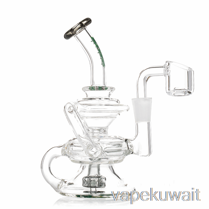 Ooze Rip Tide Mini Recycler Dab Rig أزرق داكن (شفاف / أزرق) مجموعات جراب Vape